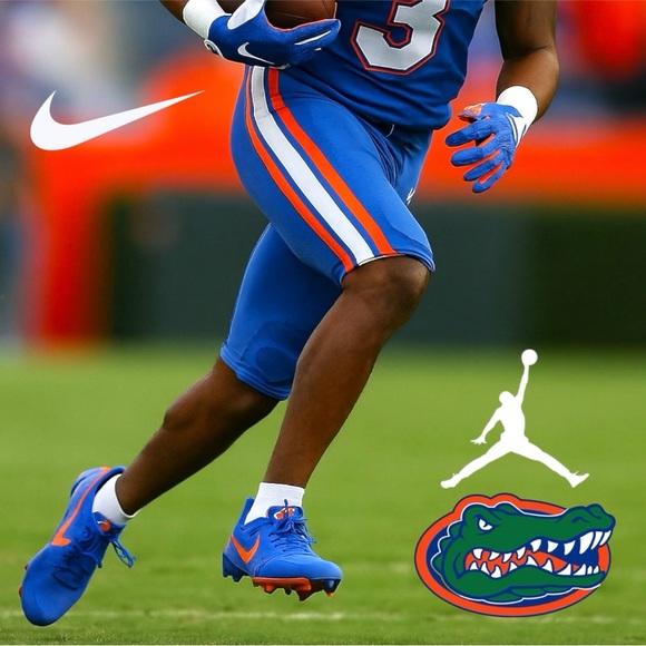 Nike Jordan 1 Low Vapor Edge Florida Gators Cleats - HF5566-408 - Men’s Size 12 - Picture 1 of 16